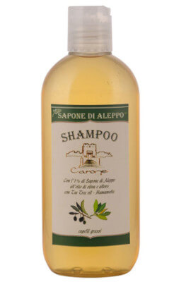 shampoo capelli grassi con sapone di aleppo 250ml