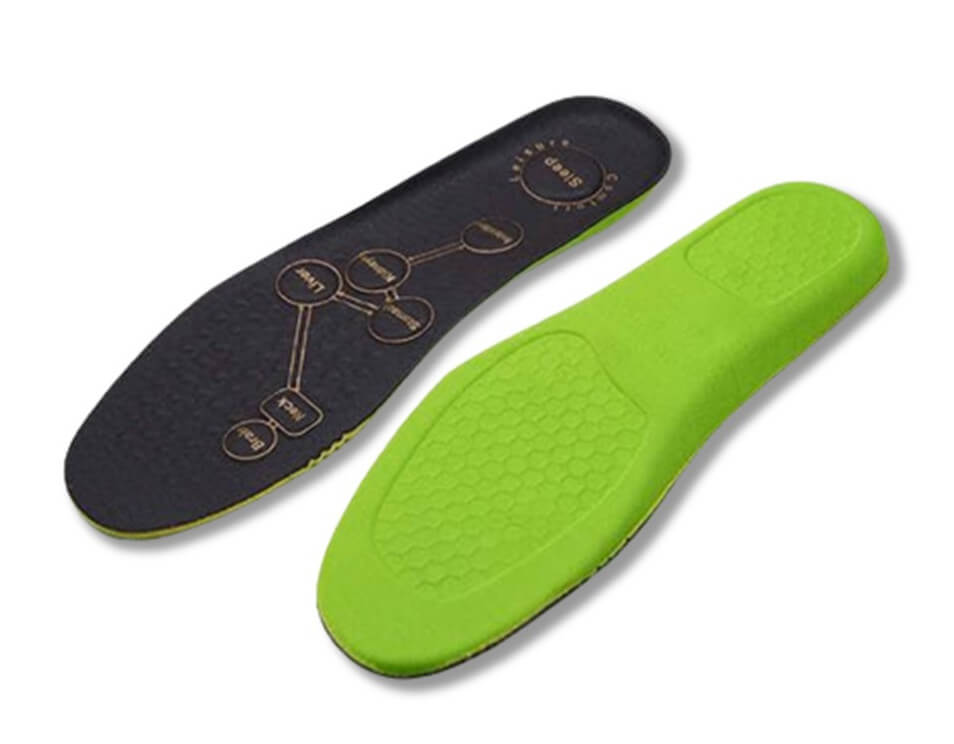 Solette piedi Reflex Green Shield